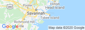 Wilmington Island map